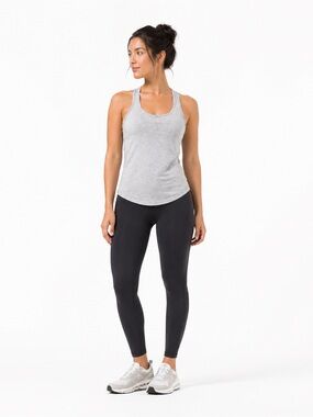 Lululemon Swiftly Tech - Hip Length - Racerback Tank 2.0 - Slate White (Grey) s6